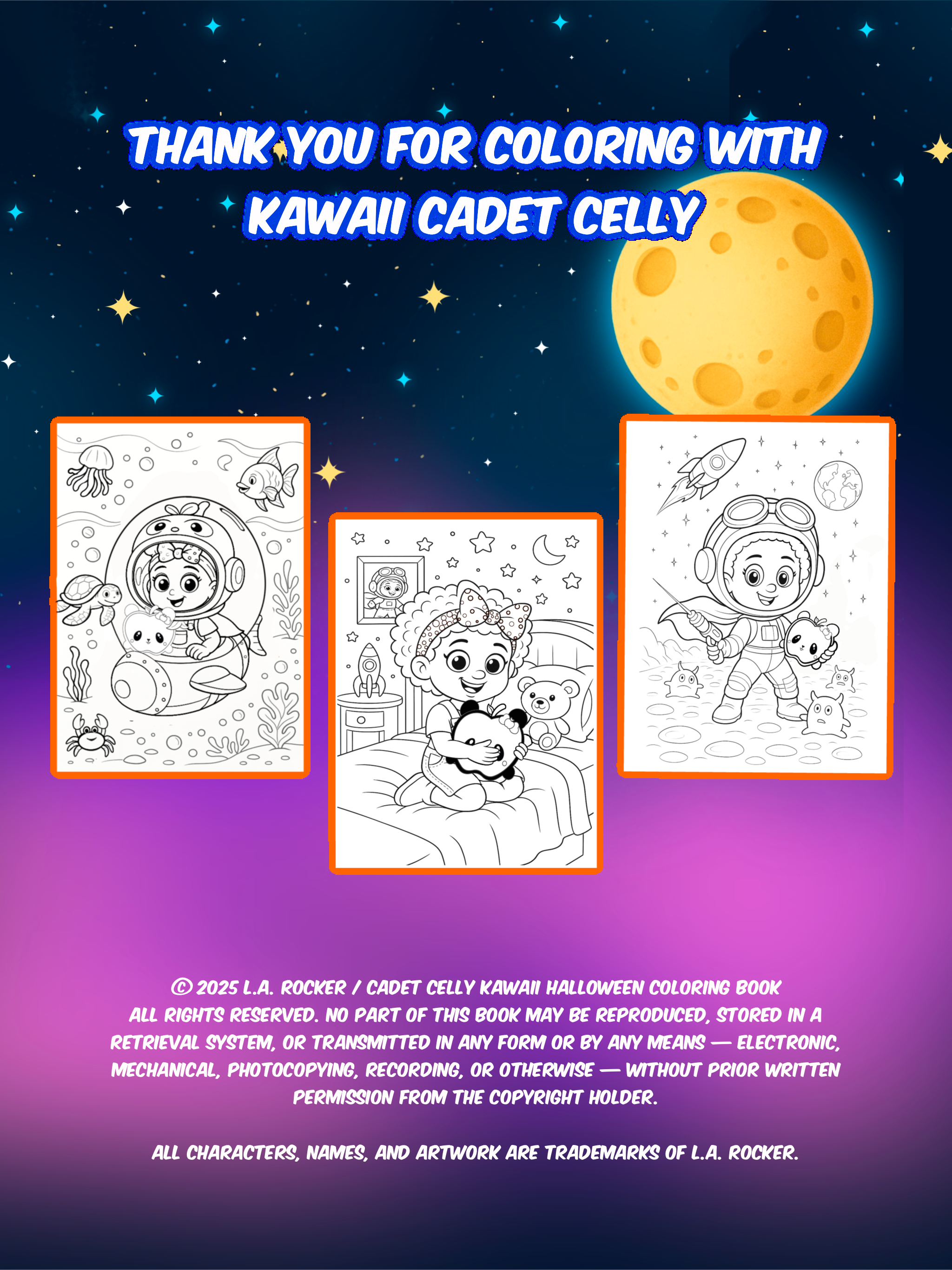 Cadet Celly Coloring Book